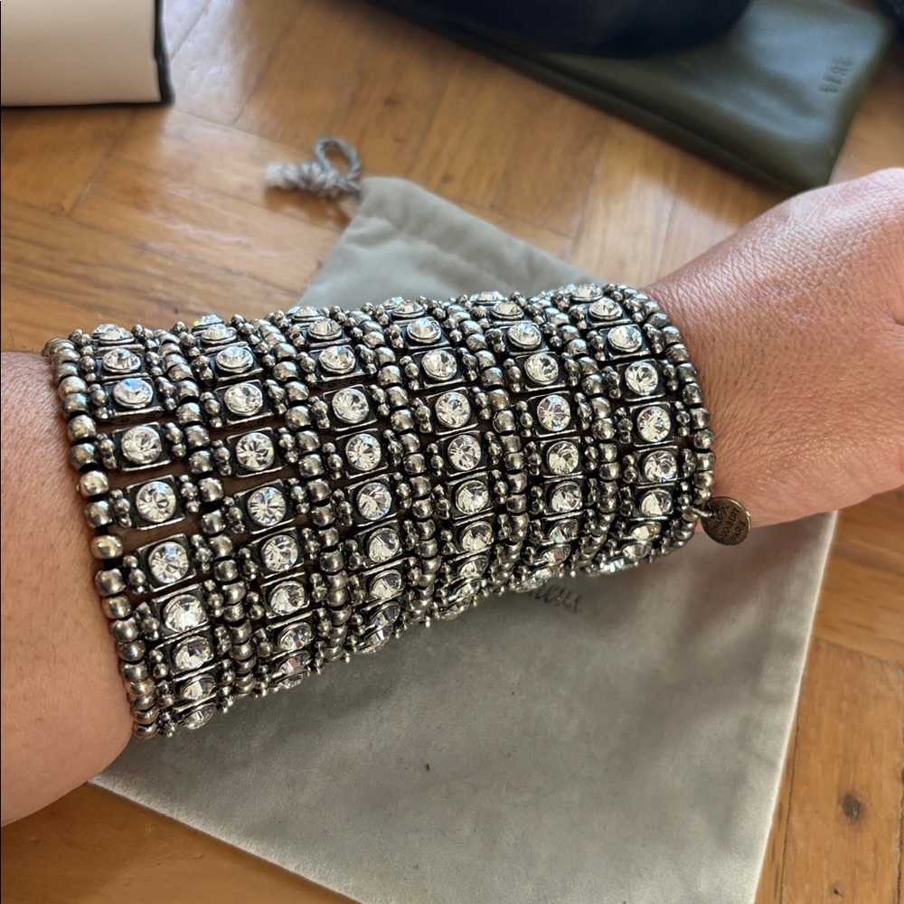 Philippe Audibert Paris Silver Beaded bracelet really cute - Picture 3 of 8